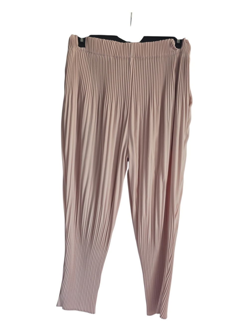 Pleated Super Stretchy High-Waist Women's Pants — Blush Pink